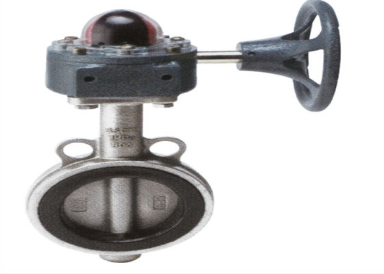 Jis Standard 250mm Gear Type Butterfly Valve Stainless Steel