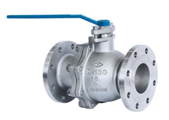 Asam Nitrat F4 SS Katup Bola Stainless Steel Flange End 1.6/2.5/4.0/6.4mpa