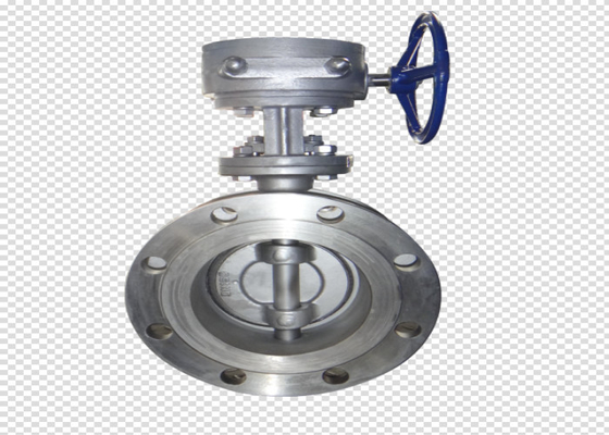 Triple Eksentrik Flanged Butterfly Valve CF8 Stainless Steel Hard Seal