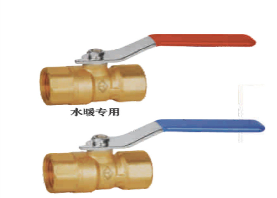 PTFE Brass 1 Inch Floating Ball Valve Koneksi Berulir 1.0/1.6 Mpa Tekanan