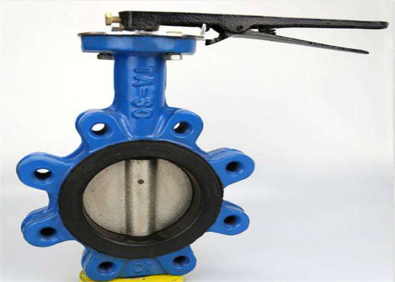 Pin Stainless Steel Lug Butterfly Valve, Handle Cast Iron Wafer Type Butterfly Valve