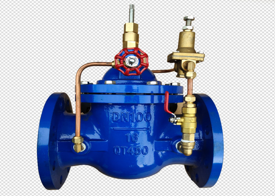 1.0mpa Flow Control Water Conservancy Valve 400X Besi Abu-abu Antikorosi
