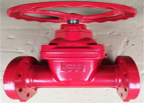 Katup Gerbang Pemadam Kebakaran Anti Korosi Soft Seal Flange End 1.6 Mpa