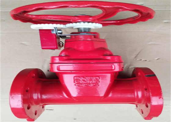 Flange End Gate Fire Protection Valves Anti Korosif Antibocor 1.6 Mpa